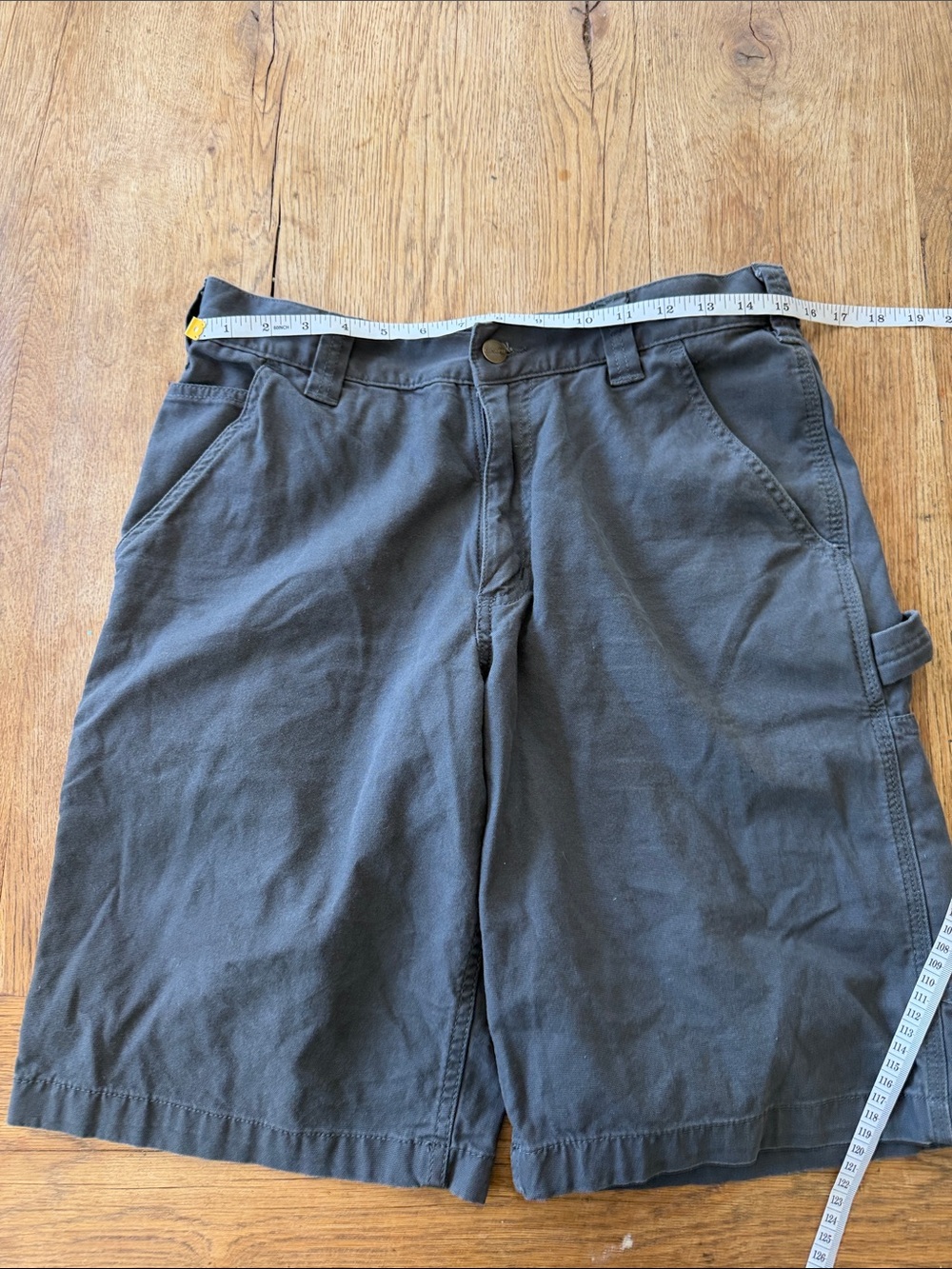 Carhartt Cargo Shorts Gray Relaxed Fit Mens 32 - Picture 6 of 6